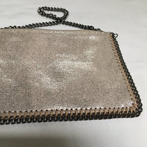 Blush-silver metallic crossbody, NWT - Picture 4 of 7